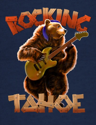 Tahoe Bear Digital Paint