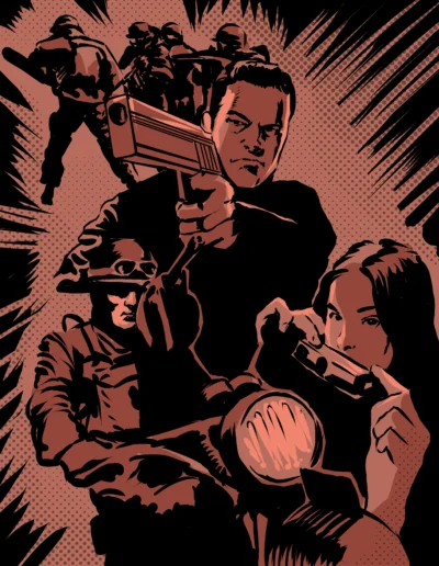 Comic Page Digital Art