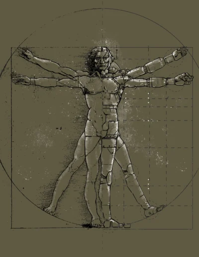 DaVinci Steam Punk Digital Illustration