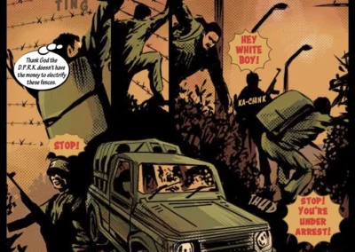 Russian Defection Comic Book Page