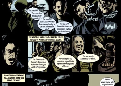 Russian Defection Comic Book Page