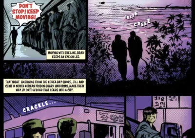 Russian Defection Comic Book Page