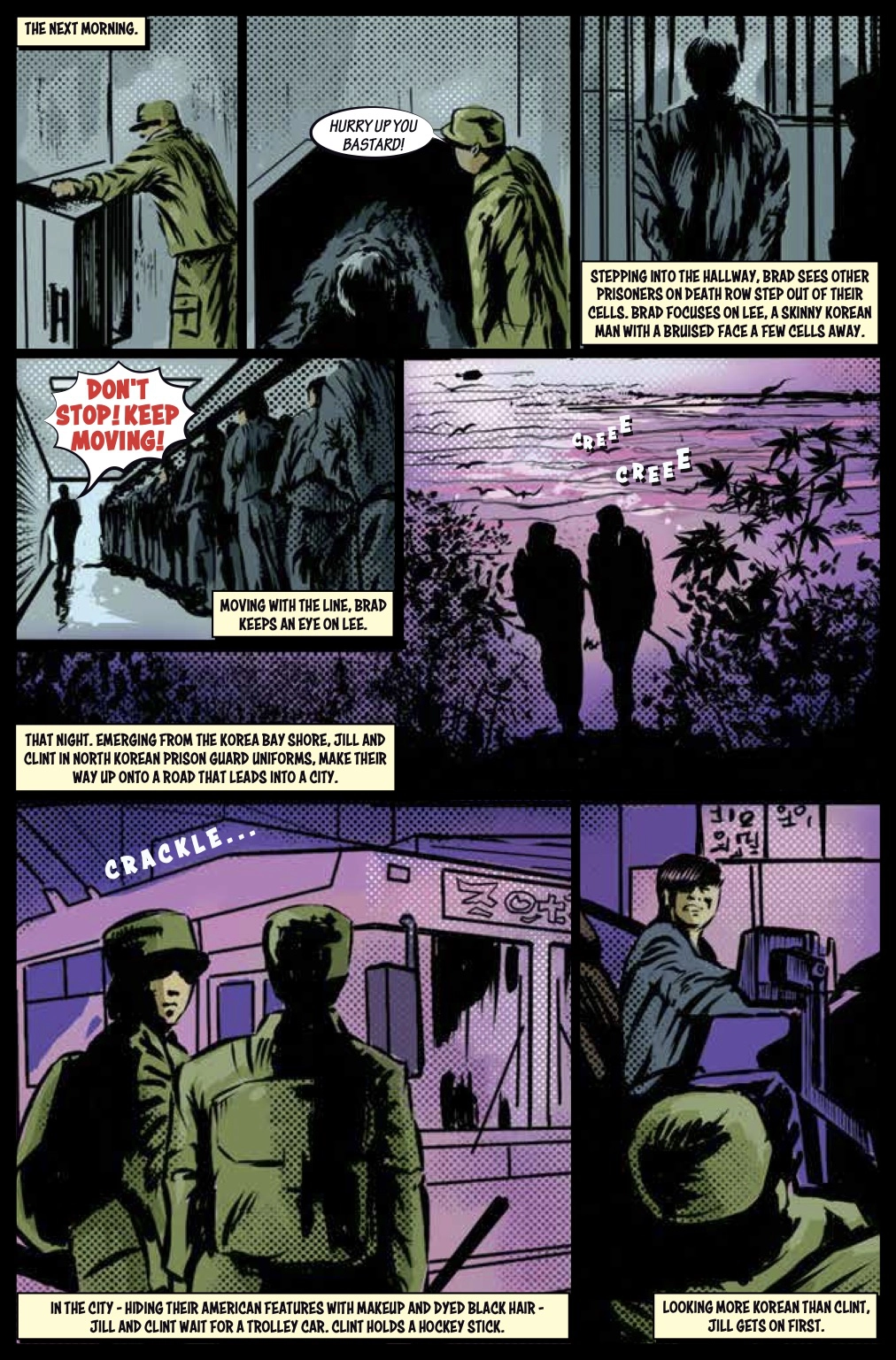 Russian Defection Russian Defection Comic Book Page