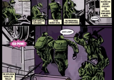 Russian Defection Comic Book Page