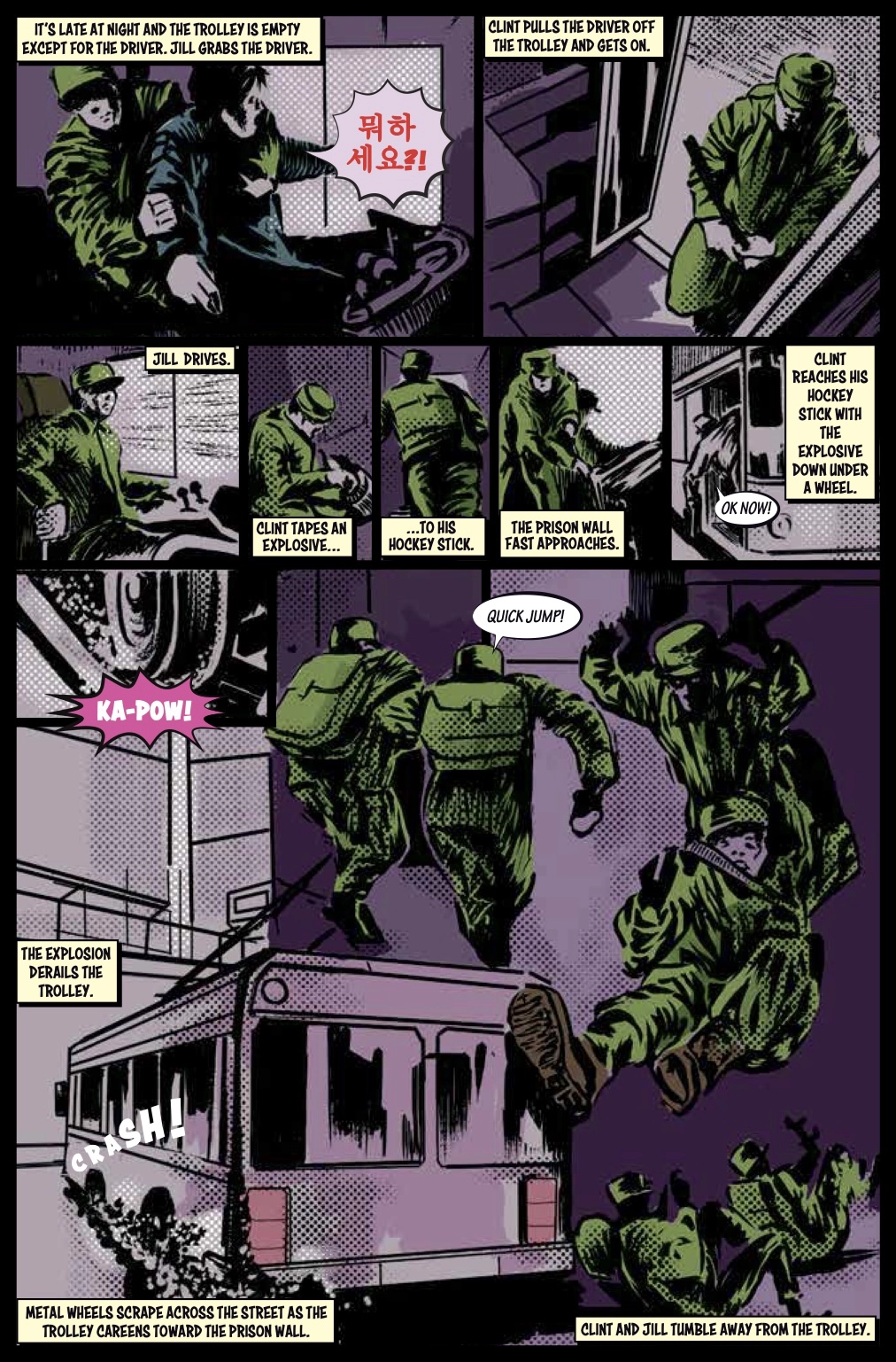 Russian Defection Russian Defection Comic Book Page