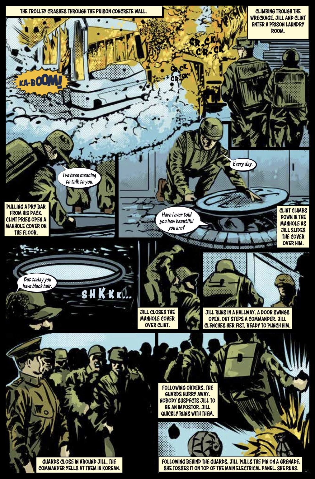 Russian Defection Russian Defection Comic Book Page