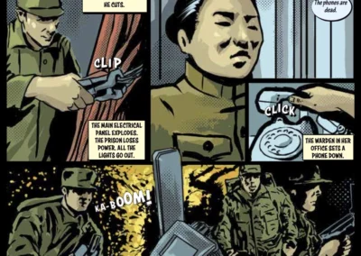 Russian Defection Comic Book Page