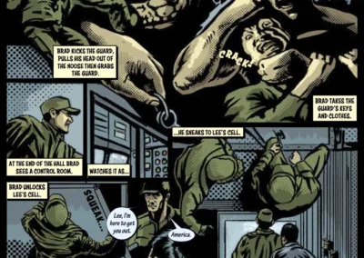 Russian Defection Comic Book Page