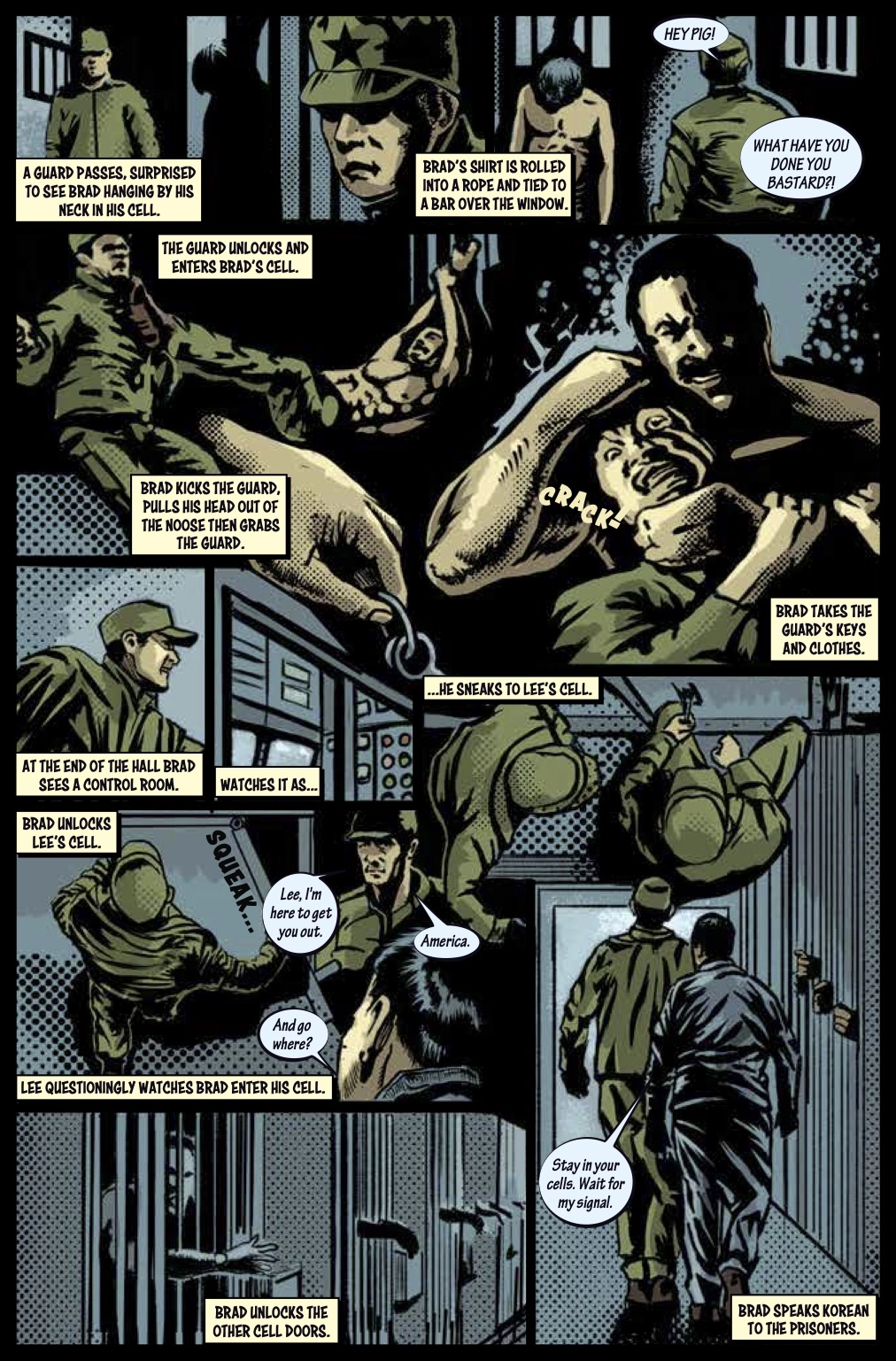 Russian Defection Russian Defection Comic Book Page
