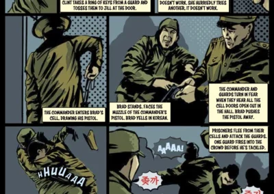 Russian Defection Comic Book Page
