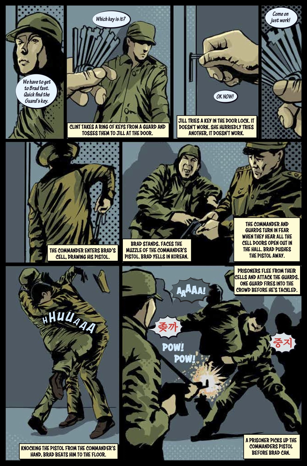 Russian Defection Russian Defection Comic Book Page