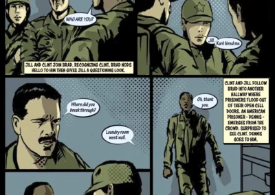 Russian Defection Comic Book Page