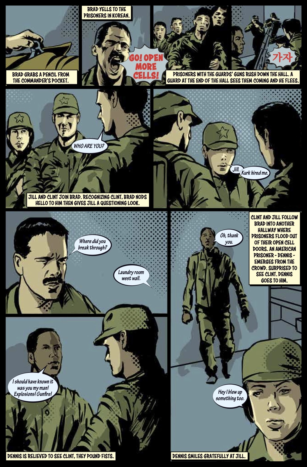 Russian Defection Russian Defection Comic Book Page