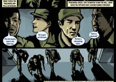 Russian Defection Comic Book Page