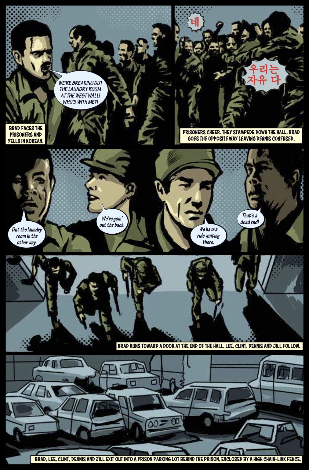 Russian Defection Russian Defection Comic Book Page