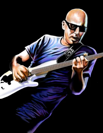 Joe Satriani Digital Illustration