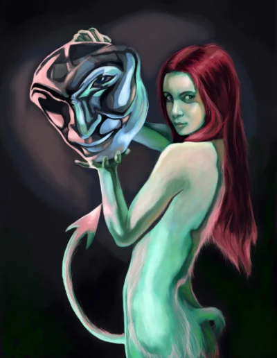 Young Witch Digital Art