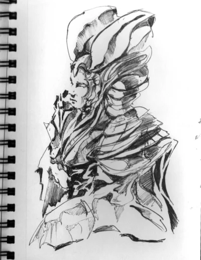 Sketchbook Page Pencil on Paper