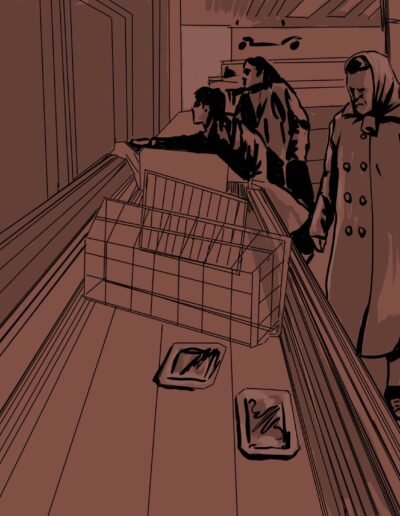 Socialism Shopping Digital Illustration