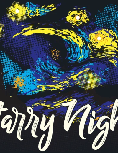 Starry Nights Poster Digital Art